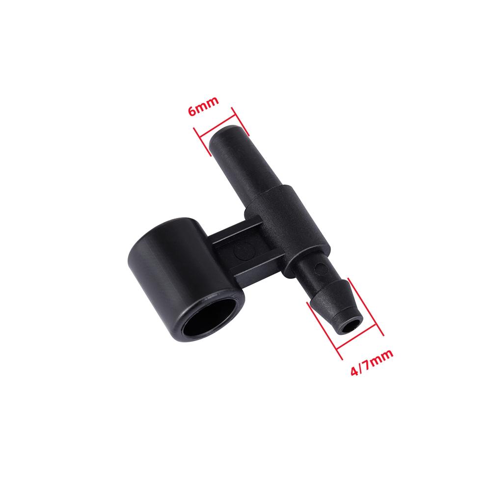 100Pcs Micro Nozzle Connectors 6mm 7.5mm to 4/7mm Single Barb Garden Lawn Farmland Drip Irrigation System Micro-Sprinkler Joints