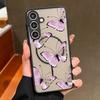 Butterfly Flowers Pattern Magnetic Phone Case For Samsung Galaxy S26 S25 S24 S23 S22 Ultra Plus S25 S24 S23 FE TPU PC Back Cover