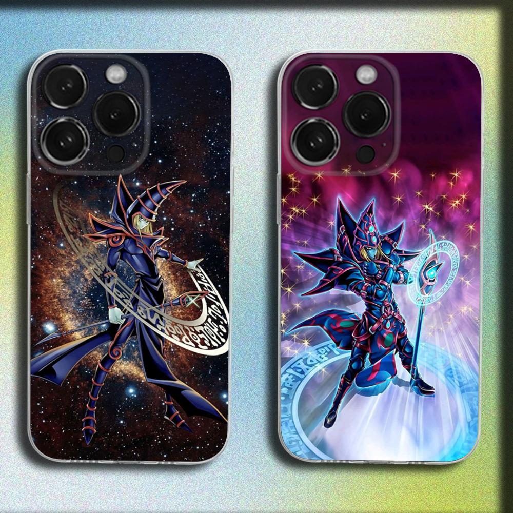 Anime Game Yu-Gi-Oh Phone Case For iPhone 16,15,14,13,12,11 Plus,Pro,Max,XR,XS,X,Plus,SE,Mini Transparent Soft Cover