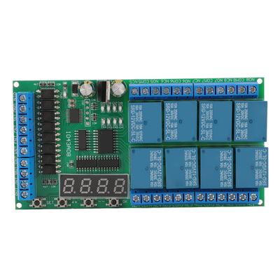Timer Delay Relay Module IO43A08 8 Channel Multifunction Loop Interlock Self Locking Momentary
