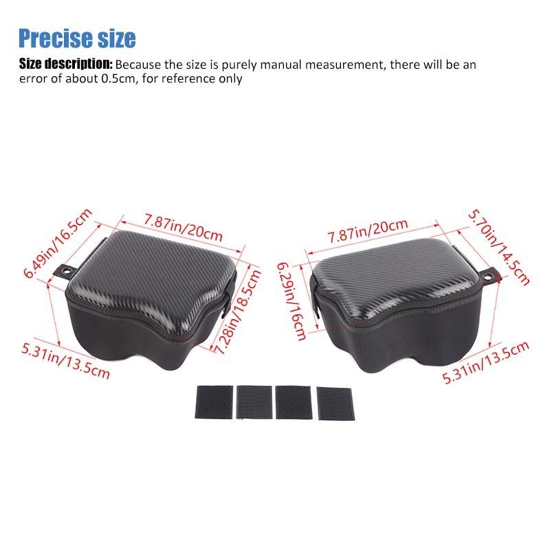 For Jeep Wrangler JK 2011-2017 4-Door Version Car Trunk Side Storage Box Organizer Container Interior Stowing Tidying Accessories