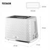 Toaster Sandwich Maker 930W ELDOM TO26 WHITE NELE