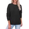 Sweatshirt for Women O Neck Long Sleeve Fall Clothes for Tops