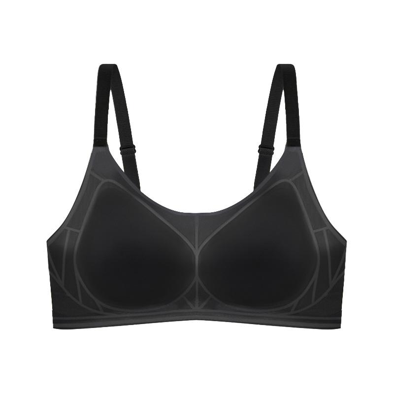 Big orange secret soft support summer thin collection breathable back no steel ring bra factory S