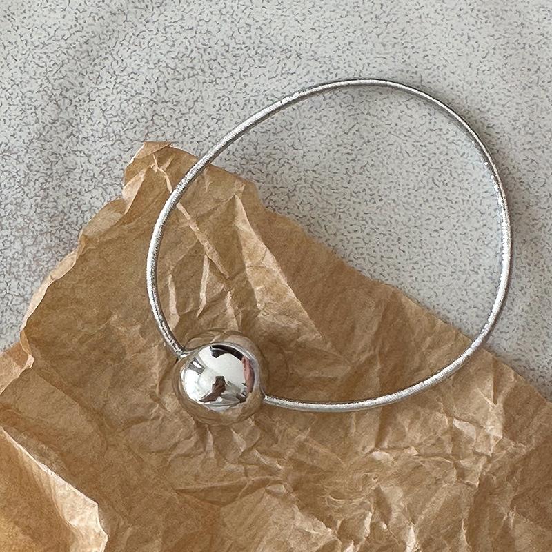 2Pcs  Bright Silver Ball Hair Rope For Women Girls Sweet Versatile Elasticity Hair Ring Headwear Hair Accessories Gifts