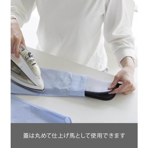 Yamazaki Iron Storage Mat, Dark Gray, Storage Size: Approx. 33cm W x 18cm D x 18cm H (excluding handles), Standard Line Ironing Mat, Ironing Mat, Iron
