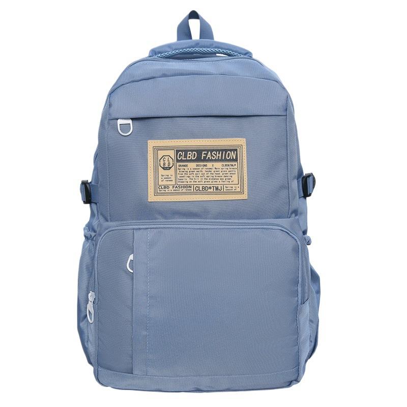 Schoolbag Schoolbag Female College Student Casual Fashion Trend Male Korean Version Junior High School High School Student Large Capacity Backpack