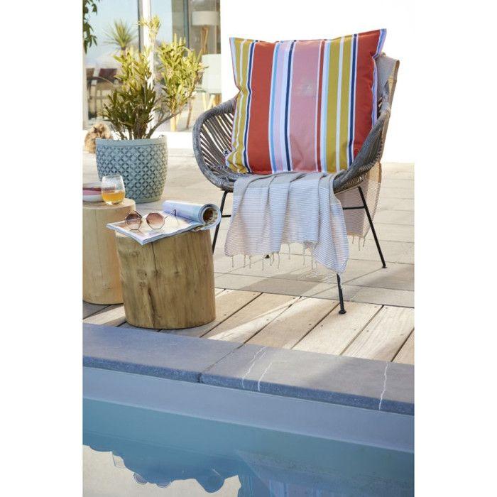 "Outdoor" Cushion Cover All Sizes The Butterfly Effect - Bianca Soleil - Cushion Cover 60 X 60 Cm