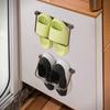 Foldable Aluminum Shoe Organizers Space Saving Storage Solution for Campers Camping Trips and Outdoor Adventures