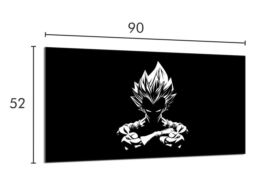 Szklana płyta ochronna na kuchenkę 90x52 Anime