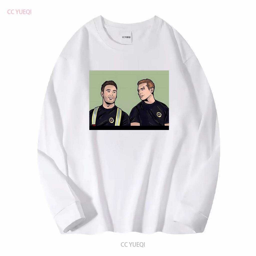 HOT SALE Buddie Evan Buck Buckley And Eddie Diaz Retro Vintage T Shirt S 5XL Vintage Washed Soft Graphic Streetwear Unisex
