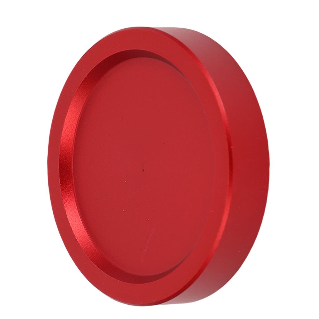 Telescope Lens Dust Cap M48x0.75mm Threaded Aluminum Alloy Metal Eyepiece Lens Dust Cover Red