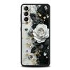 Flower Marble Phone Case For Samsung Galaxy S25 Edge S24 S23 S22 Ultra S20 S21 FE 5G S10 S9 Plus S10E Soft Cover