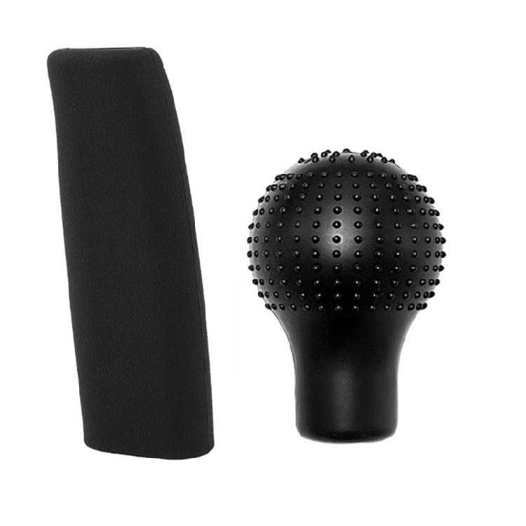 Soft Touches Silicone Gear Stick & Handbrake Grip Set Gear Shifts & Parking Brake Cover Suitable for Various Vehicle Models