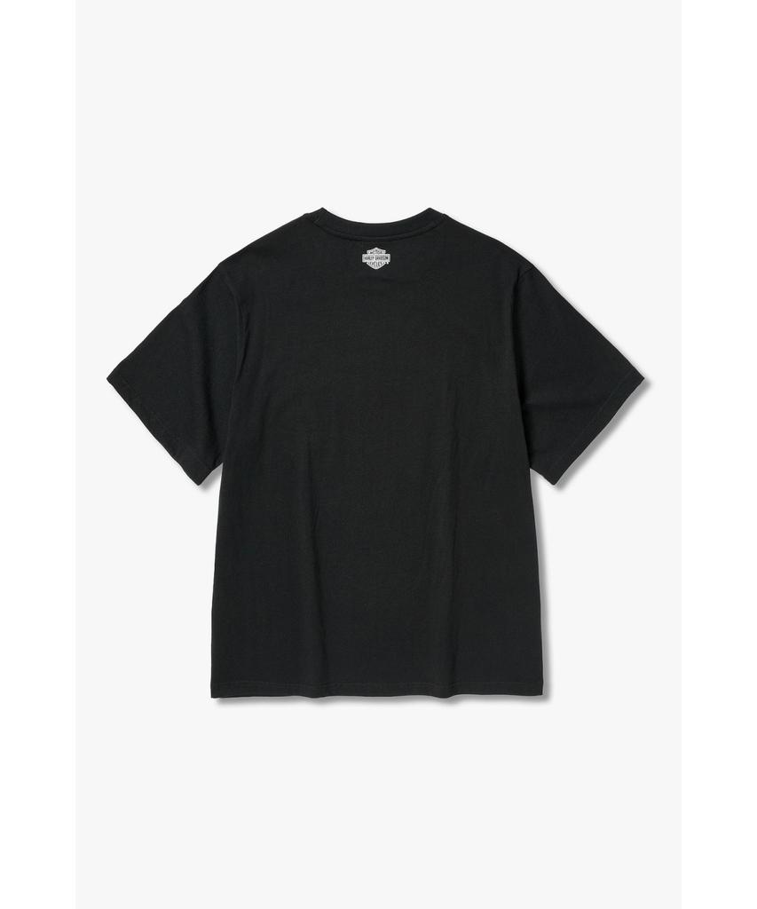 HARLEY-DAVIDSON COLLECTIONS® [Bv] Authentic Eagle Short Sleeve T-Shirt Black_Hh16111056
