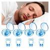 4-Piece Anti-Snoring Nose Clips, Nasal Dilation Devices, Magnetic, Washable, Promotes Nasal Breathing, Sleep Aid, Snoring Prevention, Nose Clips (Blue