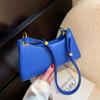 Fashion Women's PU Leather Underarm Shoulder Bag  Solid Retro Simple Small Square Bags Crossbody Bag