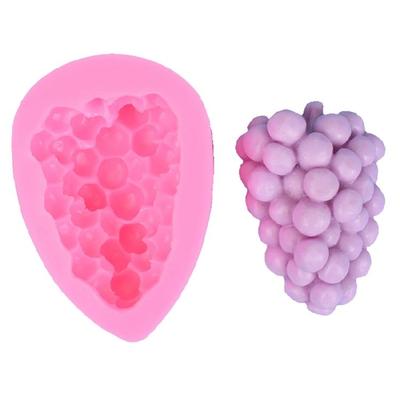 Ovocné silikonové formičky Fondantová forma pro DIY dort Fondant Svíčka Mýdlo Ozdoba