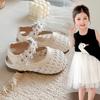 Children's Hollow Woven Sandals2026Spring and summer cute lace flower princess sandals for toddlers, beach shoes