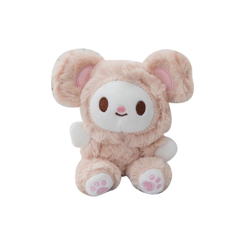 Adorable Plush Keychain Cute Rabbit And Bear Designs Perfect For Diy Gifts And Accessories