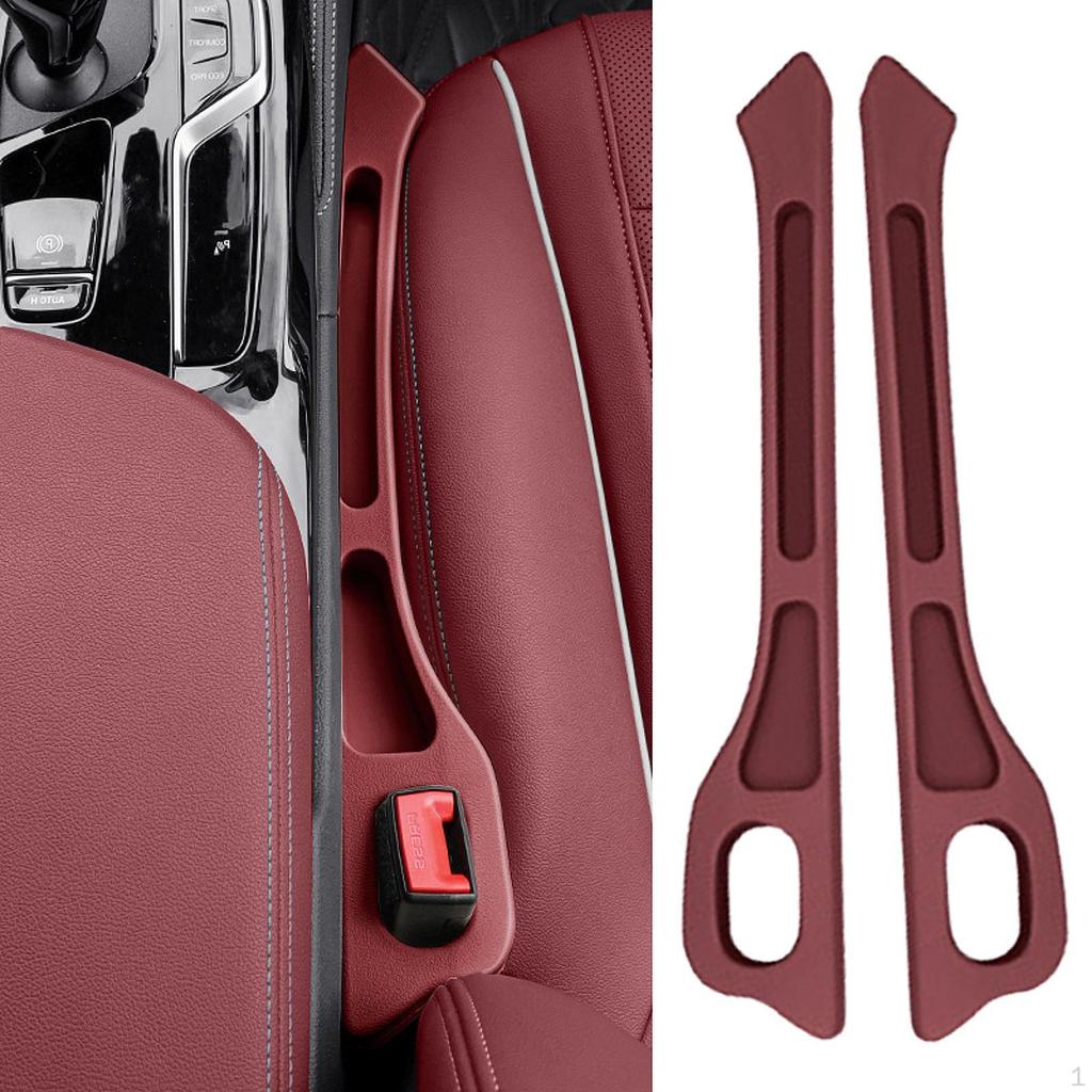 2 Pack Seat Gap Filler Organizer for Car Interior Accessories