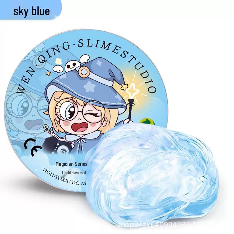 

Игрушка Жидкий Стеклянный Пластилин, меняющая цвет - Неньютоновская, Снятие стресса, Прыгающая глина