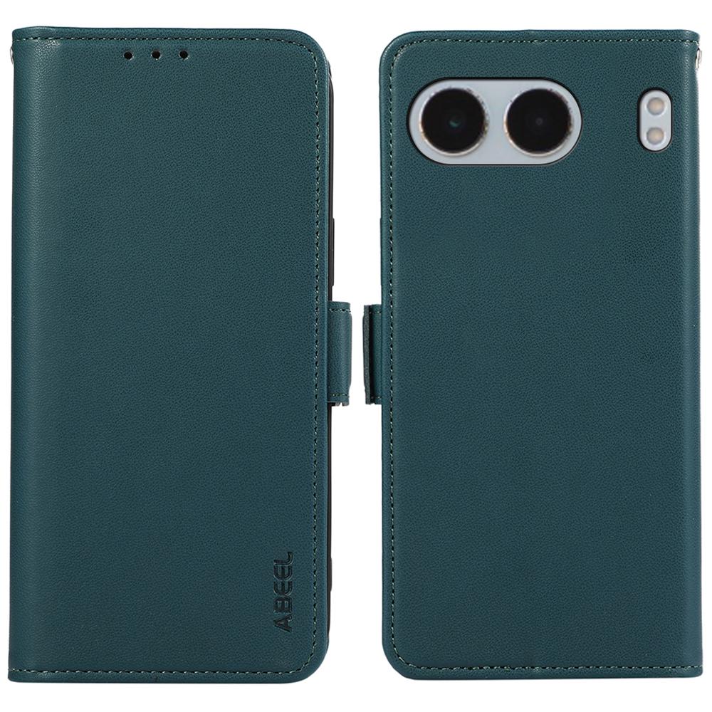 ABEEL For OnePlus Nord 4 Case Leather Phone Cover with RFID Blocking Wallet D