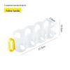 Clear Multi-Grid Portable Refrigerator Can Organizer for Beverages