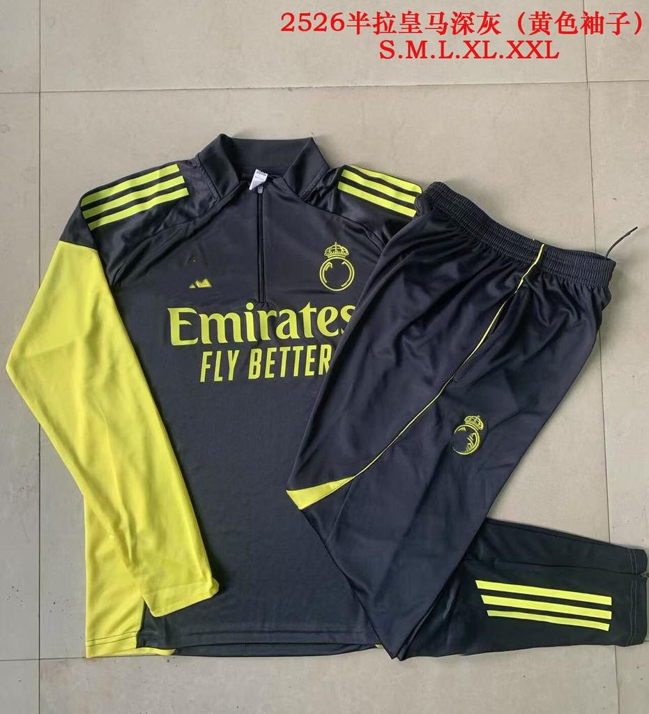 Fotbalový dres Real Madrid Inter Milán Německo Celá řada pro děti i dospělé Dlouhý rukáv Fotbalový dres Kryt