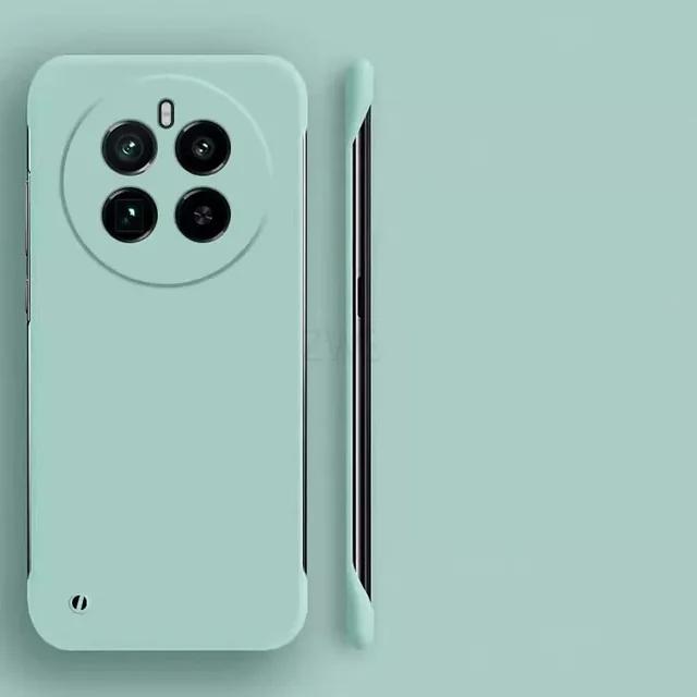 Berėmės plonos odos matinės odos kietas kompiuterio galinis dangtelis, skirtas „Realme 12 Pro Plus“, „Realme12 Pro+ Plus 5G“, saldainių spalvos, be rėmelio, smūgiams atsparus buferio apvalkalas.