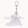 Popular American Singer Acrylic Keychain for Accessories Bag Pendant Key Chain Ring Keychains Jewelry Creative Fans Gifts