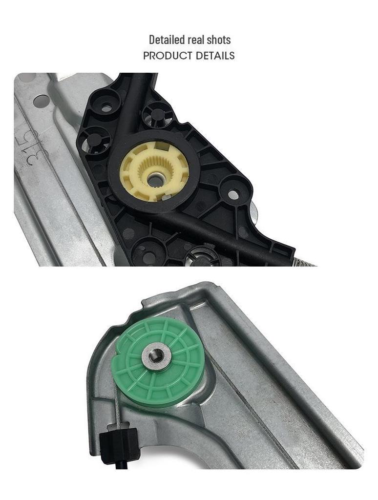 Compatible with BMW 5 Series E60 Front Door Window Regulator Bracket (Part Number: 51337184383/51337184384).