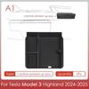 For Tesla Model 3 Highland 2025 Storage Box Model 3 2024 Highland Center Console Armrest Storage Box Stowing Tidying Accessories