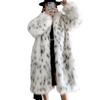 Faux Fur Coat Women Long Sleeve Oversized Plus Size Street Style Winter Outerwear