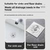 3pcs Vortex Drain Cover Anti-Clogging Anti-Clogging Filter Hygienic Floor Drain  Shower Drain
