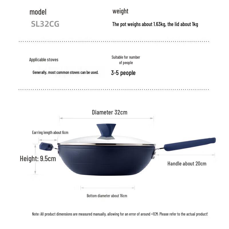 

Chuidahuang 32cm Non-Stick Frying Pan