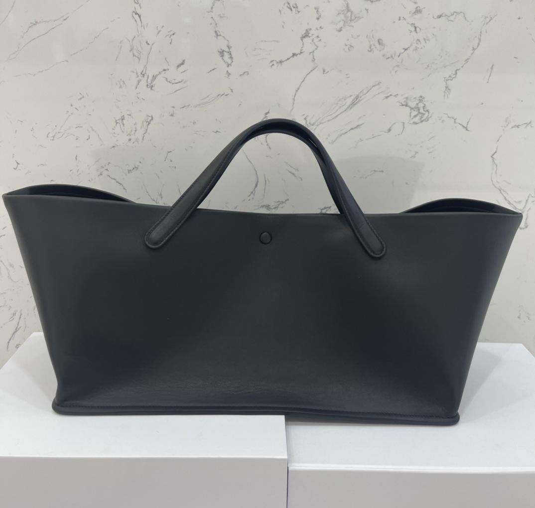 

Французская сумка Niche Bag из натуральной кожи, женская сумка, повседневная, универсальная, высокого класса, большая вместимость, сумка через плечо для поездок на работу 38x19x19cm чёрный