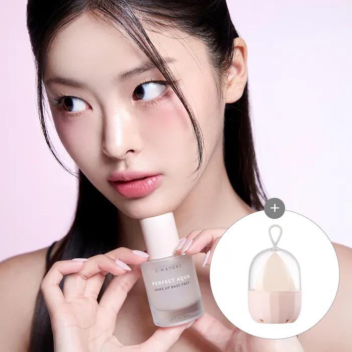 [Free Puff] S.Nature Perfect Aqua Makeup Base Prep 30ml