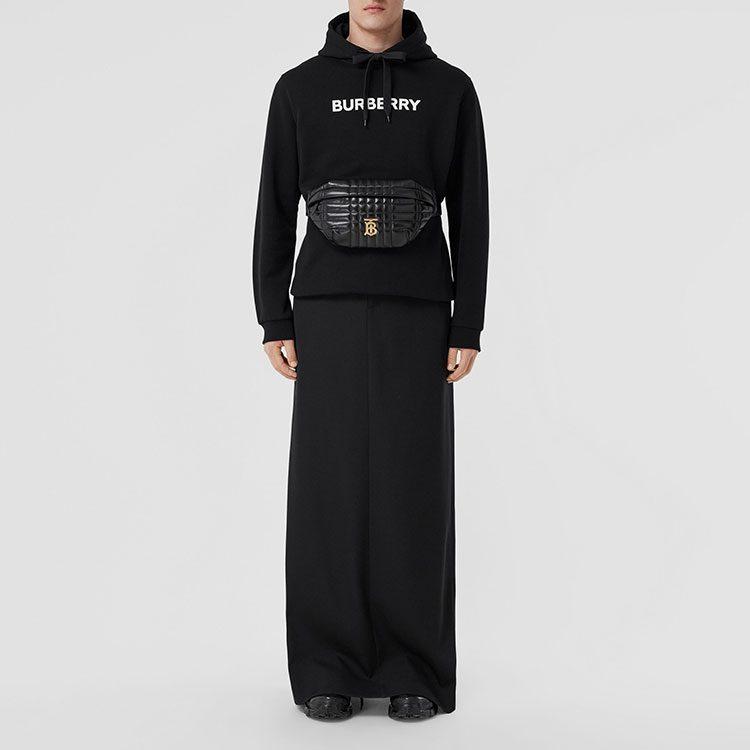 Burberry Logo Print Cotton Hoodie 80553181