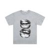 Retro Simple Sexy Lips Print Summer Cotton T-Shirt Fashion Men Clothing Fashion Tops Tees Men Casual Solid Color Streetwear Tops