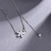 S925 Korean Flower Tassel Necklace - Fresh, Sweet Fairy Style
