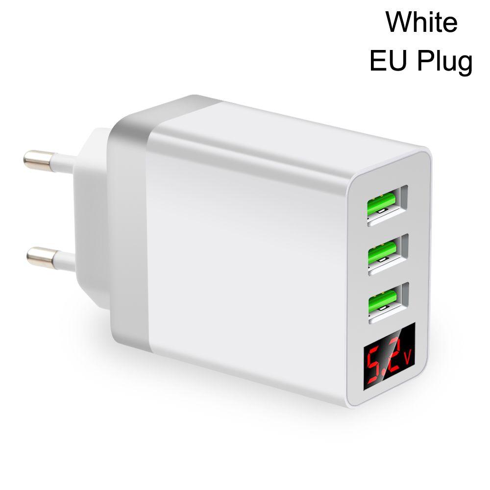 Universal 3 Multi-Ports Fast Quick Charge Adapter USB Transformer Power Supply Charger