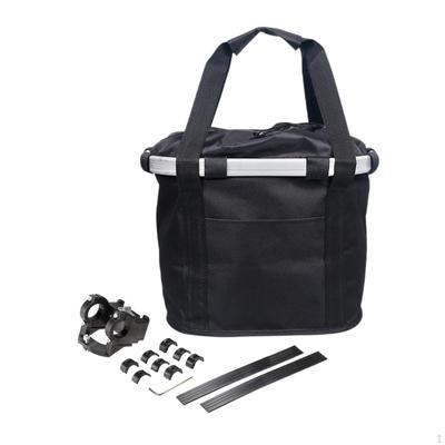 Bicycle Basket Storage Oxford Cloth Large Capacity Detachable Shopping Bag