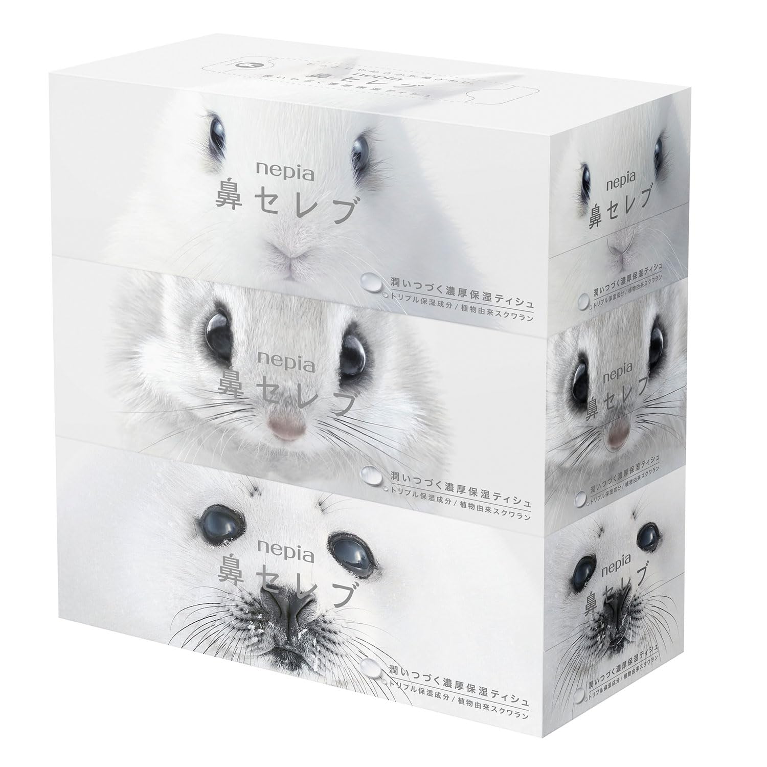 

Салфетки Napier Nose Celebrity Tissue 400 листов x 3 коробки (200 пар)
