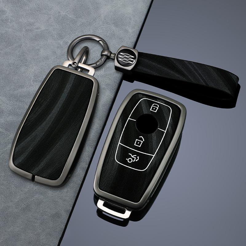 Interior Mouldings Zinc Alloy Car Remote Key Case Cover Shell For Mercedes Benz A C E S G Class GLC CLE CLA GLB GLS W177 W205 W2
