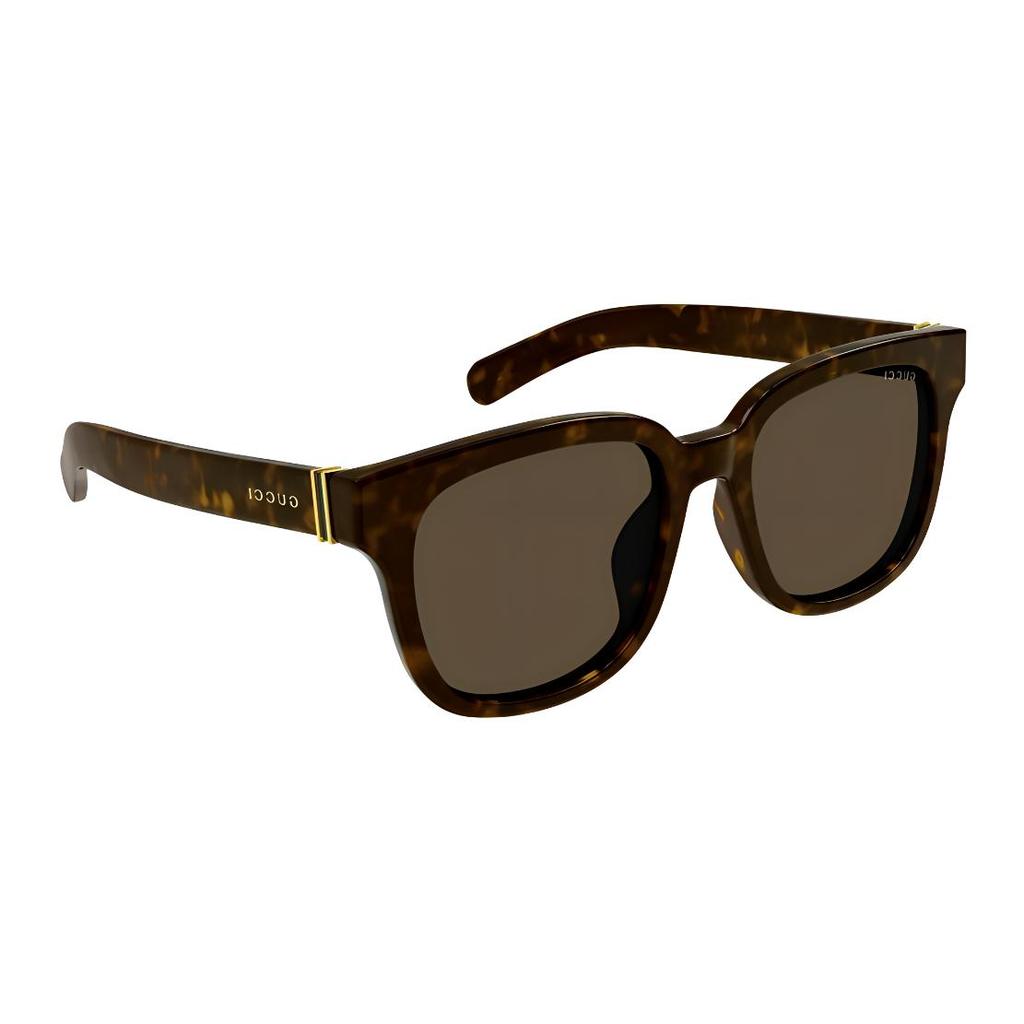 GUCCI Acetate Square Sunglasses Women's Tortoiseshell