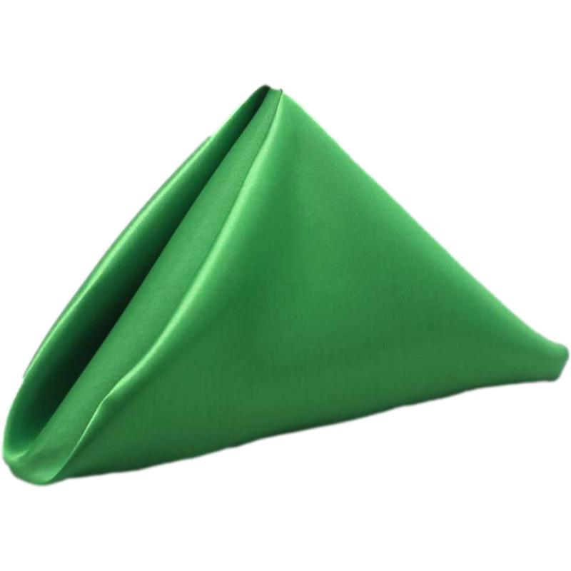 10pcs 35x35cm Square Satin Table Napkins Handkerchief  For Weddings,Party, Events, Hotels And Restaurants Decorations Supplies