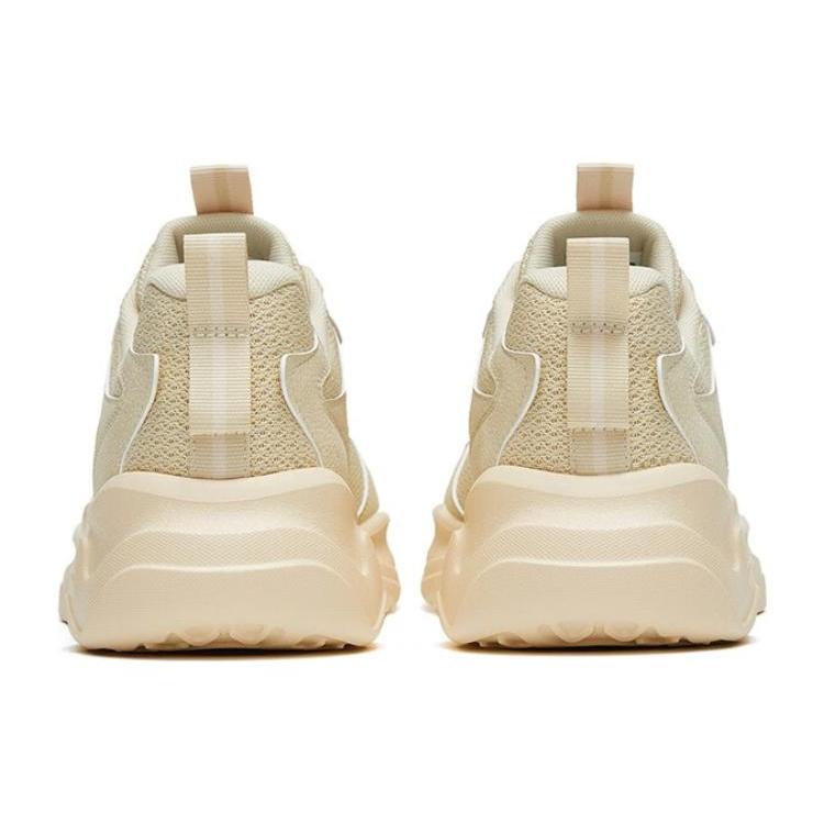 Anta Slip Resistant, Abrasion Resistant, Lightweight Low Top Sports Casual Shoes Beige Khaki 912328815-2