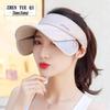 Chapeau d'été pour femme avec bord télescopique pour la protection solaire en extérieur, pour le cyclisme et les loisirs