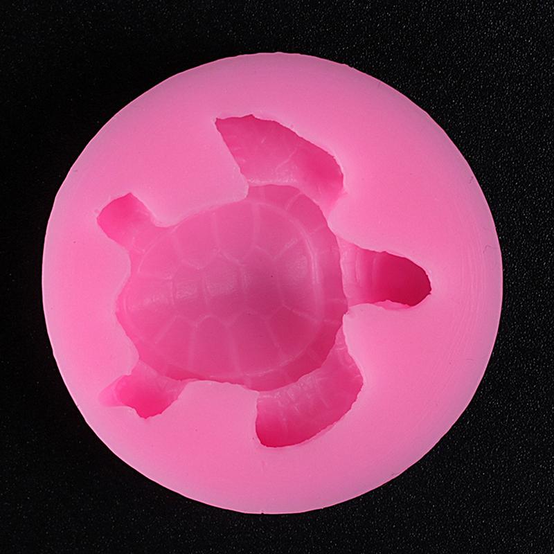Silicone Mold Cute Sea Turtle Shape Ocean Theme Cake Decoration Gum Mould